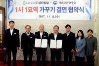 대전현충원-(주)삼진정밀, 1사 1묘역 가꾸기 결연 협약
