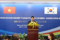 대구상의, '2017 대구-호치민 비즈니스포럼' 성황리 개최