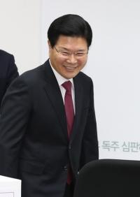 유기준, 친박 홍문종과 후보 단일화···자유한국당 원내대표 홍문종·김성태·한선교 3파전
