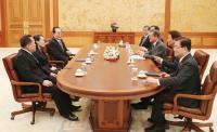 문재인 대통령, 북한 고위급대표단 접견