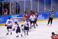 여자아이스하키단일팀, 스위스에 패배