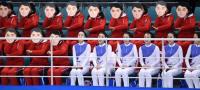 [평창올림픽] 북한 응원단 ‘김일성 가면’쓰고 응원? 통일부 “잘못된 추정” 공식입장