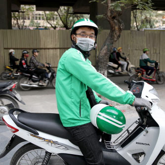 베트남 오토바이 택시 ‘그랩(GRAB)’을 타보았다 