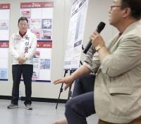 박성효 후보, "일부 시민단체 허태정 병역기피 의혹 등 외면"