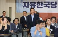 자유한국당 정책혁신 워크숍 참석한 김성태