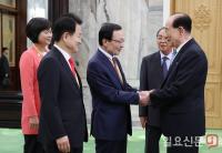 여야3당대표와 김영남 최고인민회의 상임위원장의 만남