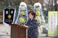 안중근 의사 순국 제109주기 추념식에 참석한 김동희 부천시의회 의장