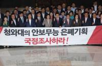 한국당, ‘청와대 국정조사하라!’
