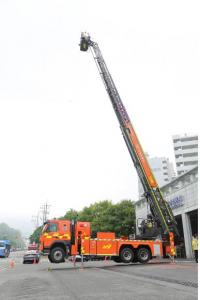 대구소방, 17층 화재진압…53m 고가사다리차 1대 배치