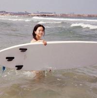 이설, 수영복입고 바다에서 서핑 인증샷 공개 "막 찍어도 화보"