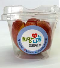 코로나19 현장 '행복 비타민' …컵과일 인기