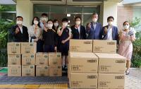 기장군 정관 신정고, (주)BK메디케어로부터 건강마스크 기증 받아