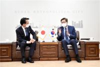 [부산시] 박형준 시장, 마루야마 코헤이 주부산일본 총영사 접견 外