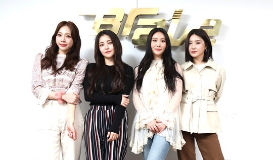 지난 3월 12일 ‘롤린(Rollin')’으로 국내 모든 음원차트에서 1위를 석권한 걸그룹 브레이브걸스. 사진=임준선 기자