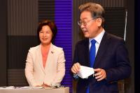 추미애 “바지 내린다 부적절”…이재명 “유감스럽게 생각”