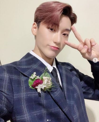 에이티즈 멤버 산. 사진= 에이티즈 공식 인스타그램