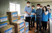 공항철도, 코로나19 임시선별진료소 격려물품 전달