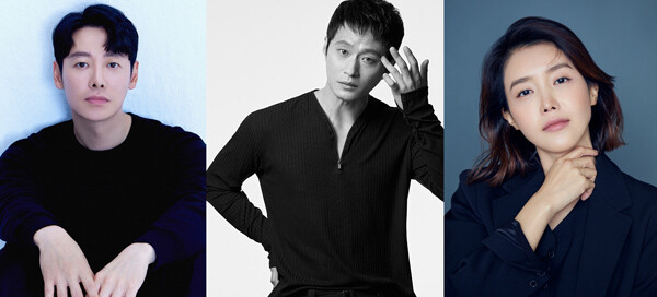 김동욱, 김성규, 채정안. 사진= 키이스트, 사람엔터테인먼트 제공