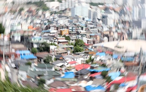 서울 종로구 낙산공원에서 바라본 서울 시내 모습. 사진=박정훈 기자