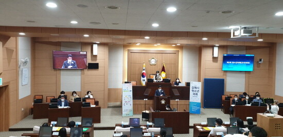 제2회 청소년 의회 개최 모습.