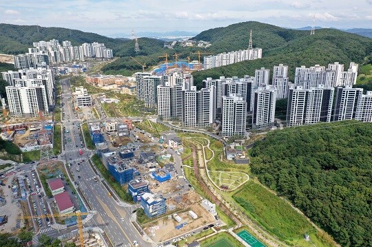 경기 성남시 분당구 대장동 개발사업 현장. 사진=박정훈 기자