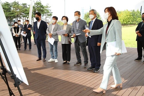 8일 대구시의회 기획행정위원회가 주요 사업 대상지를 찾아 사업전반을 집중 점검하고 이다 (사진=대구시의회 제공)