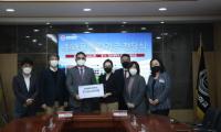 ㈜와풀 송봉주 대표, 김포대학교 인재양성 발전기금 전달