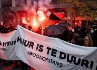네덜란드 부분 봉쇄 반대시위에 경찰 발포…시위대 부상
