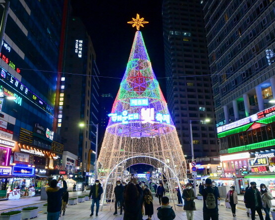 해운대 빛축제 이미지