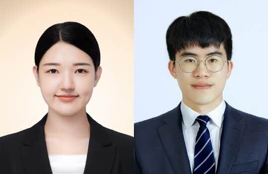 2021년 국가직 지역인재 9급 공무원 선발시험 최종합격자 허주영 학생(왼쪽)과 정효재 학생 <계명문화대학교 제공>