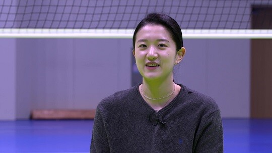 2021-2022시즌, 현대건설 주전으로 거듭나며 호성적에 기여하고 있는 이다현을 만났다. 사진=이영미 기자