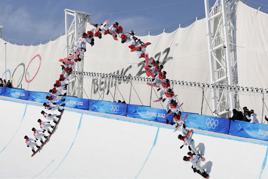 히라노는 베이징올림픽에서 세계 최초로 ‘트리플콕 1440’ 기술을 성공시키며 금메달을 목에 걸었다. 사진=교도/연합뉴스