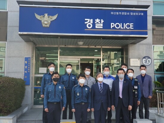 치안현장 방문 모습. 사진=경남도 제공