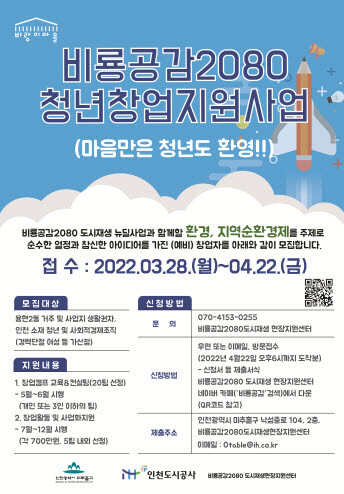 비룡공감2080 도시재생공모사업 포스터. 사진=iH 제공