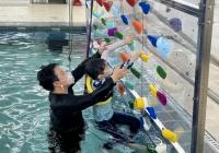 용인시 장애인 재활치료에 전국 최초 아쿠아 클라이밍 도입 