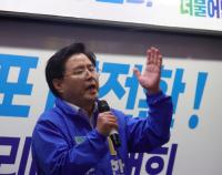 한대희 후보, 첫날 산본중심상가서 대규모 출정식 가져