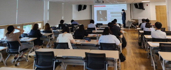 기업가정신 함양 교육프로그램 개최 장면. 사진=경상국립대 제공