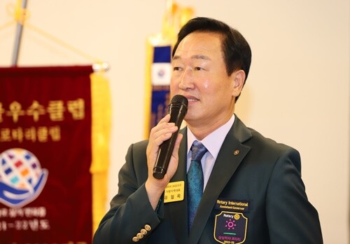 유철목 양평,가평 지역대표가 인사말을 하고 있다. 사진=김현술 기자
