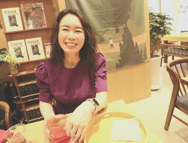 '치유와 위로를 선사합니다' 세라핀 루이 역을 맡은 최영주 골목실험극장 대표가 작품에 대해 설명하고 있다. 사진=남경원 기자
