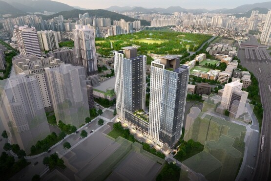 ‘부산시민공원 푸르지오’ 예상 조감도. 사진=대우건설 제공