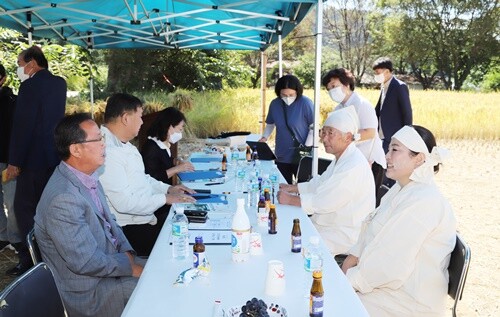 심사위원들의 심사평 장면. 사진=김현술 기자