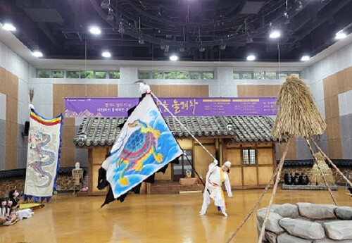 전통문화유산 한마당 '이천거북놀이' 공연. 사진=유인선 기자