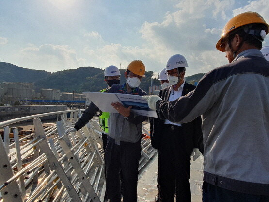 감천항 안전·보안 현장 점검 장면. 사진=부산항만공사 제공