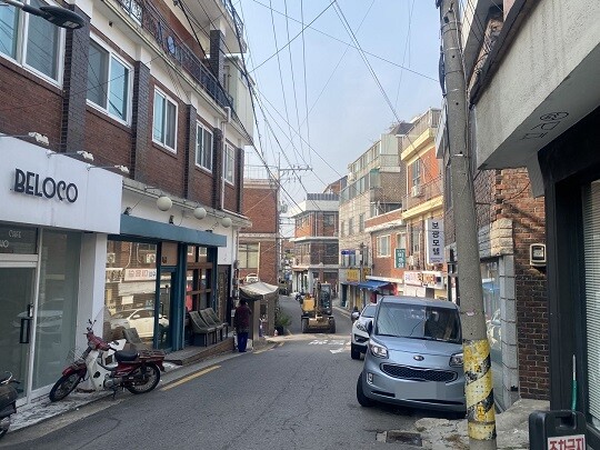 서울 용산구 보광동의 한남2구역 재개발 사업 예정지 일대. 사진=정소영 기자