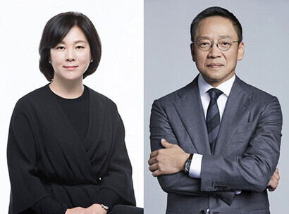 정태영 부회장이 현대카드와 현대커머셜을 중심으로 독립할지 관심이 쏠린다. 왼쪽부터 정명이 현대커머셜 사장, 정태영 부회장. 사진=일요신문DB