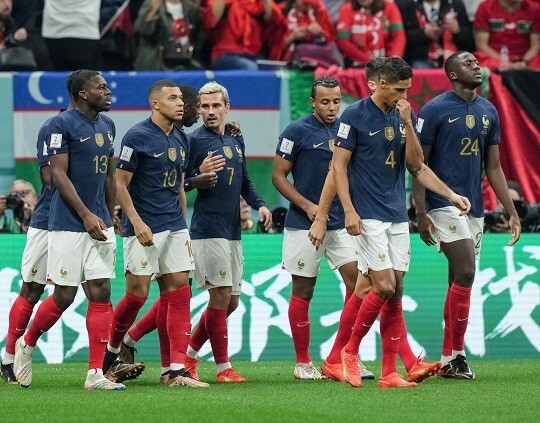 프랑스 축구 국가대표팀에 월드컵 결승전 진출에 성공했다. 사진=프랑스 축구 국가대표팀 트위터