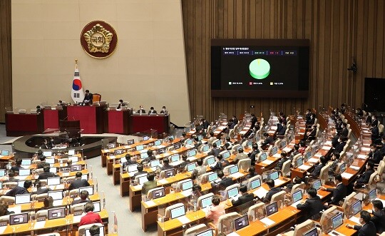 법제처가 이른바 만 나이 통일법을 공포했다. 해당 법안은 8일 오후 국회에서 열린 본회의에서 통과됐다. 사진=박은숙 기자