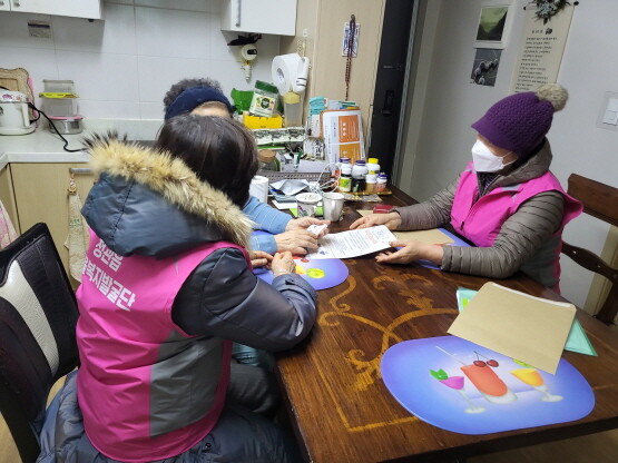 주민주도 마을복지계획 사업 실시 모습. 사진=기장군 제공