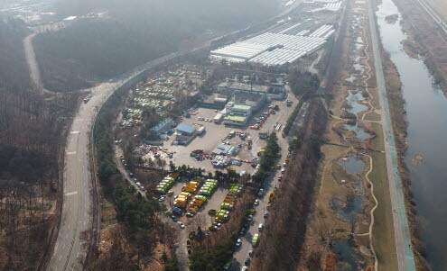 성남 하수처리장 이전 부지(태평동 일대). 사진=성남시 제공