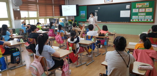 인구교육 진행 모습. 사진=김해시 제공